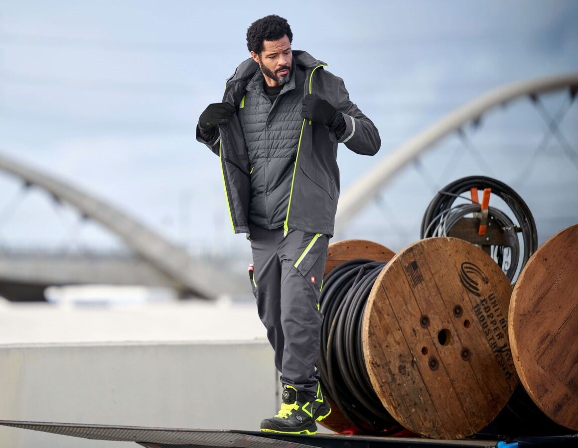 Additional image 1 3 in 1 functional jacket e.s.ambition anthracite/high-vis yellow