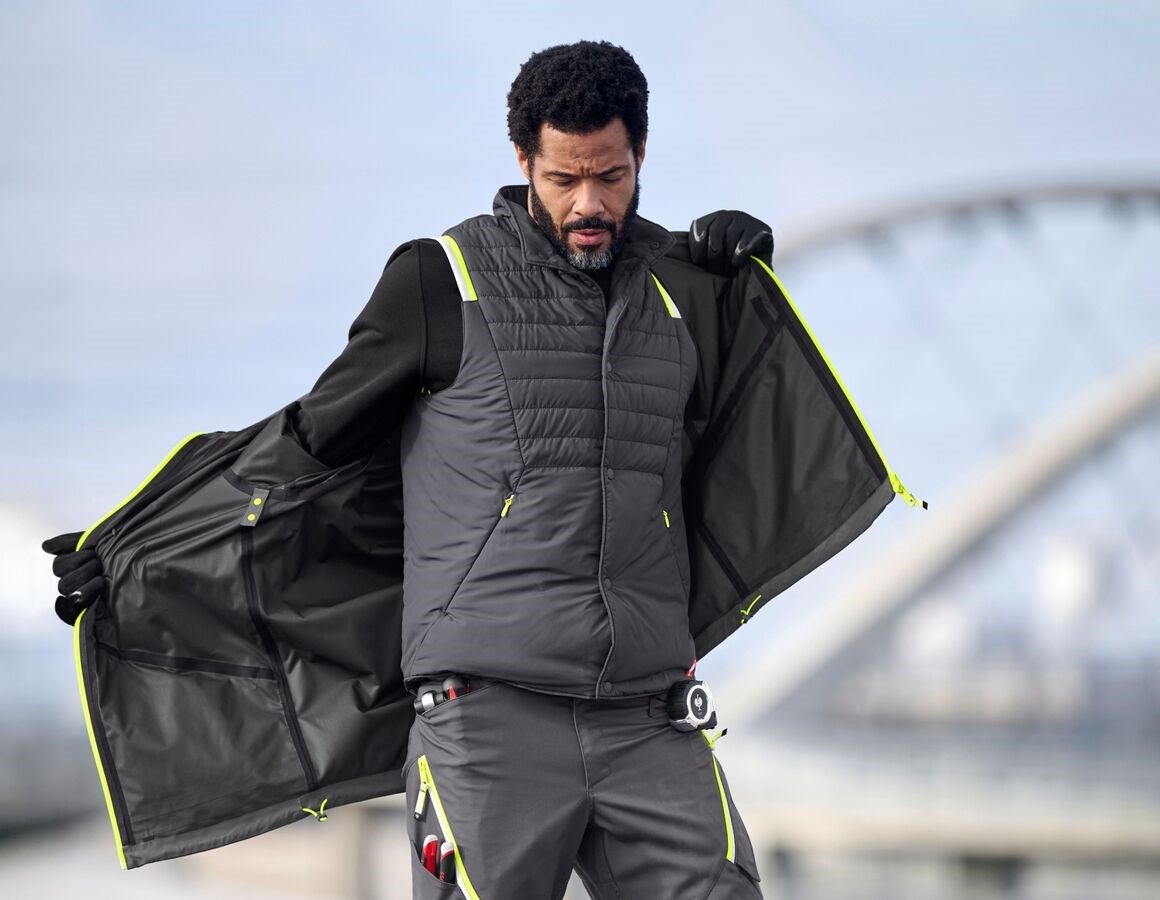 Additional image 3 3 in 1 functional jacket e.s.ambition anthracite/high-vis yellow