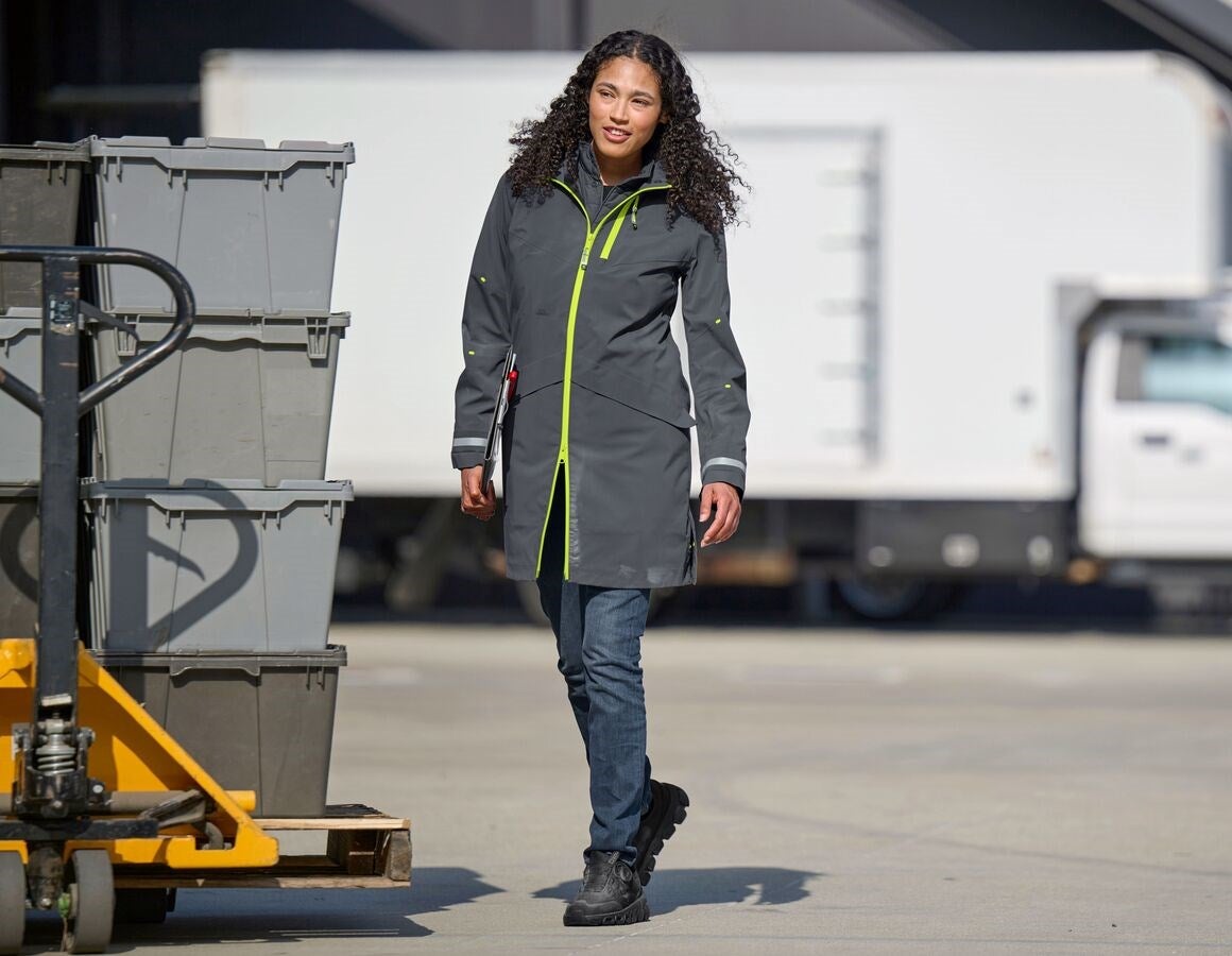 Additional image 1 3 in 1 functional jacket e.s.ambition, ladies' anthracite/high-vis yellow