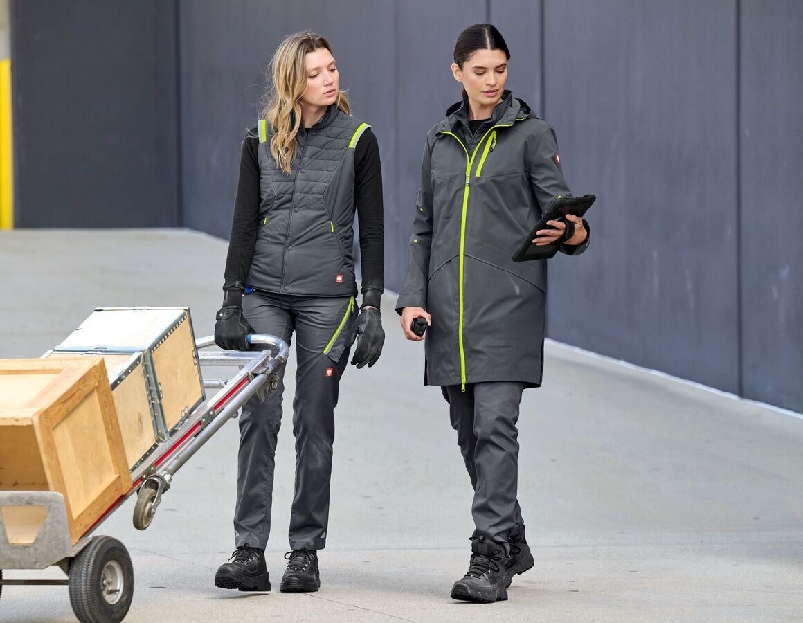 Additional image 2 3 in 1 functional jacket e.s.ambition, ladies' anthracite/high-vis yellow