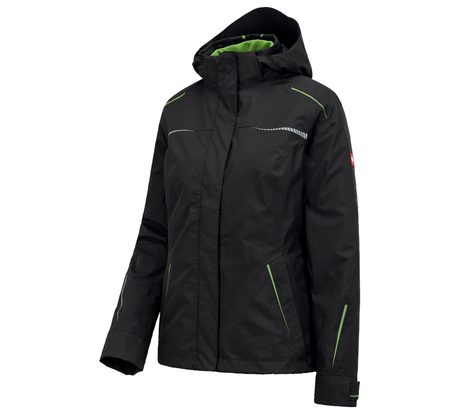 Primary image 3 in 1 functional jacket e.s.motion 2020, ladies' black/seagreen