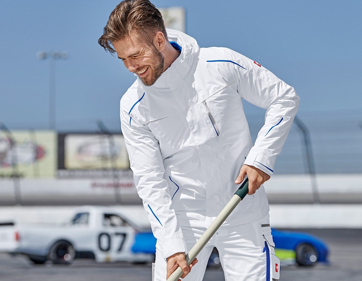 Main action image 3 in 1 functional jacket e.s.motion 2020, men's white/gentianblue