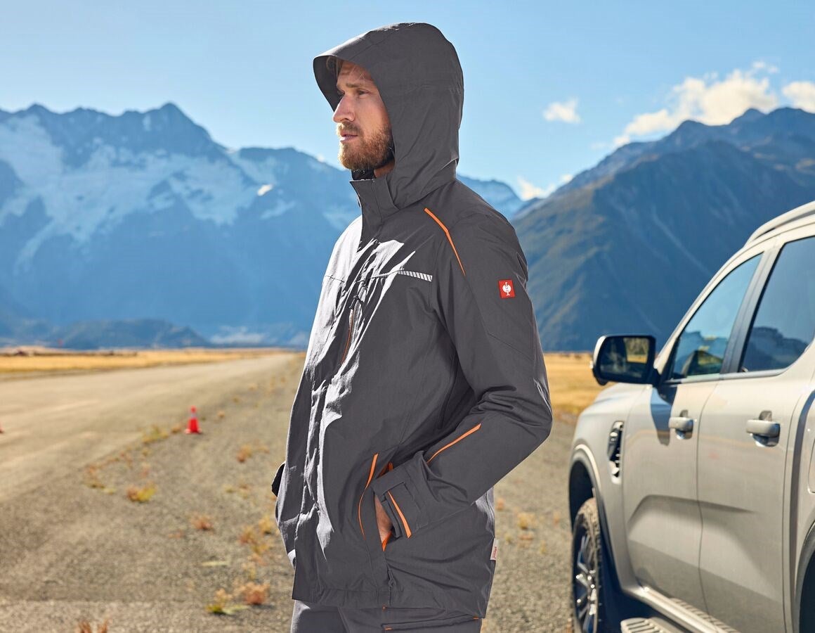 Additional image 5 3 in 1 functional jacket e.s.motion 2020, men's anthracite/high-vis orange