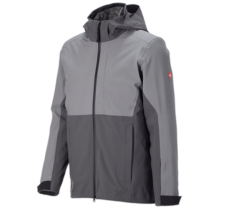 Primary image 3 in 1 functional jacket e.s.trail snow carbongrey/basaltgrey