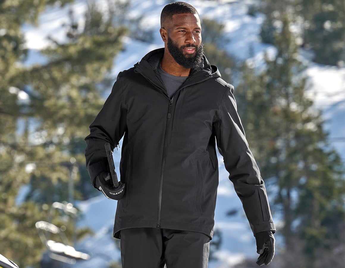 Main action image 3 in 1 functional jacket e.s.trail snow black