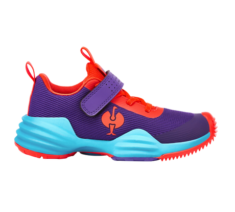 Primary image Allround shoes e.s. Porto, children's grape/lightcyan/high-vis red
