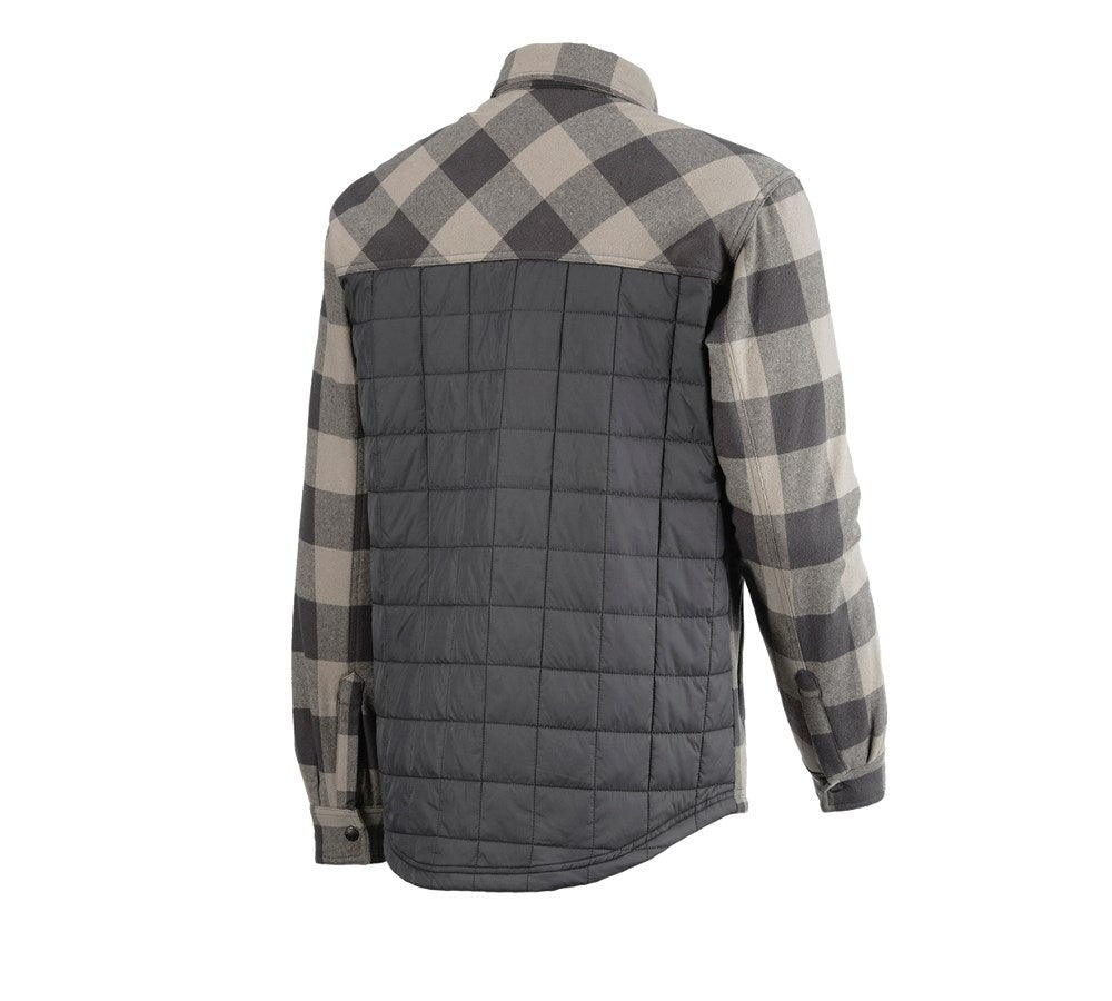 Secondary image Allseason check shirt e.s.iconic dolphingrey/carbongrey