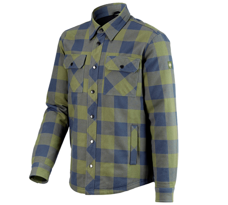 Primary image Allseason check shirt e.s.iconic mountaingreen/oxidblue