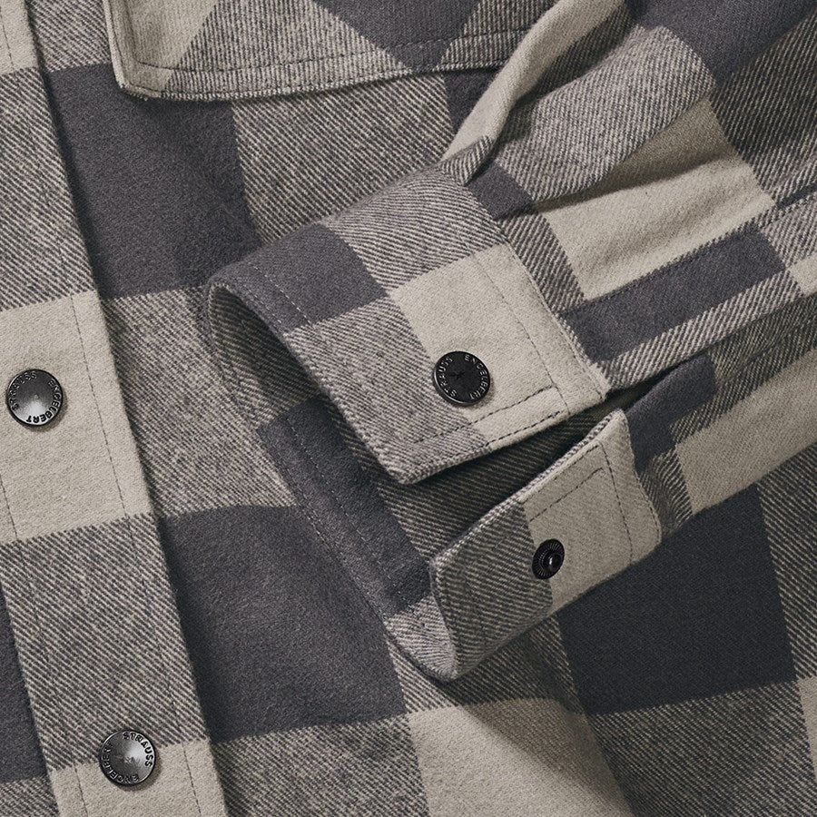 Detailed image Allseason check shirt e.s.iconic dolphingrey/carbongrey