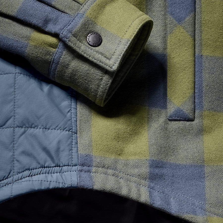 Detailed image Allseason check shirt e.s.iconic mountaingreen/oxidblue