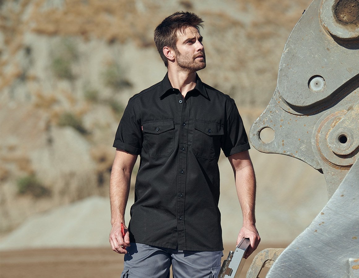 Main action image Work shirt e.s.classic, short sleeve black