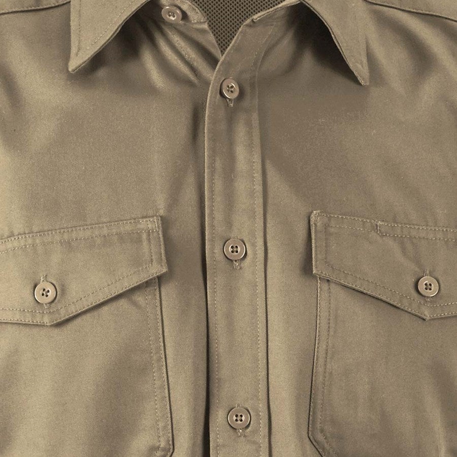 Detailed image Work shirt e.s.classic, short sleeve khaki