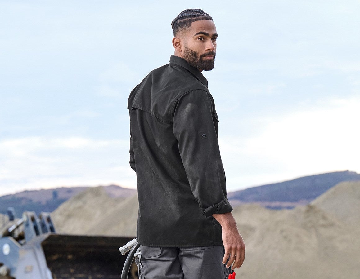 Additional image 1 Work shirt e.s.classic, long sleeve black