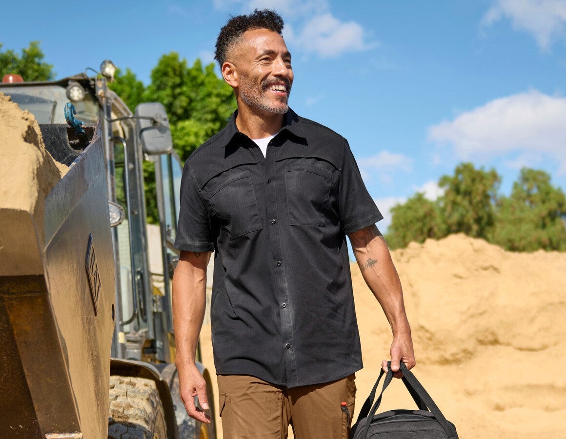 Main action image Work shirt e.s.t:aktik, short sleeved black