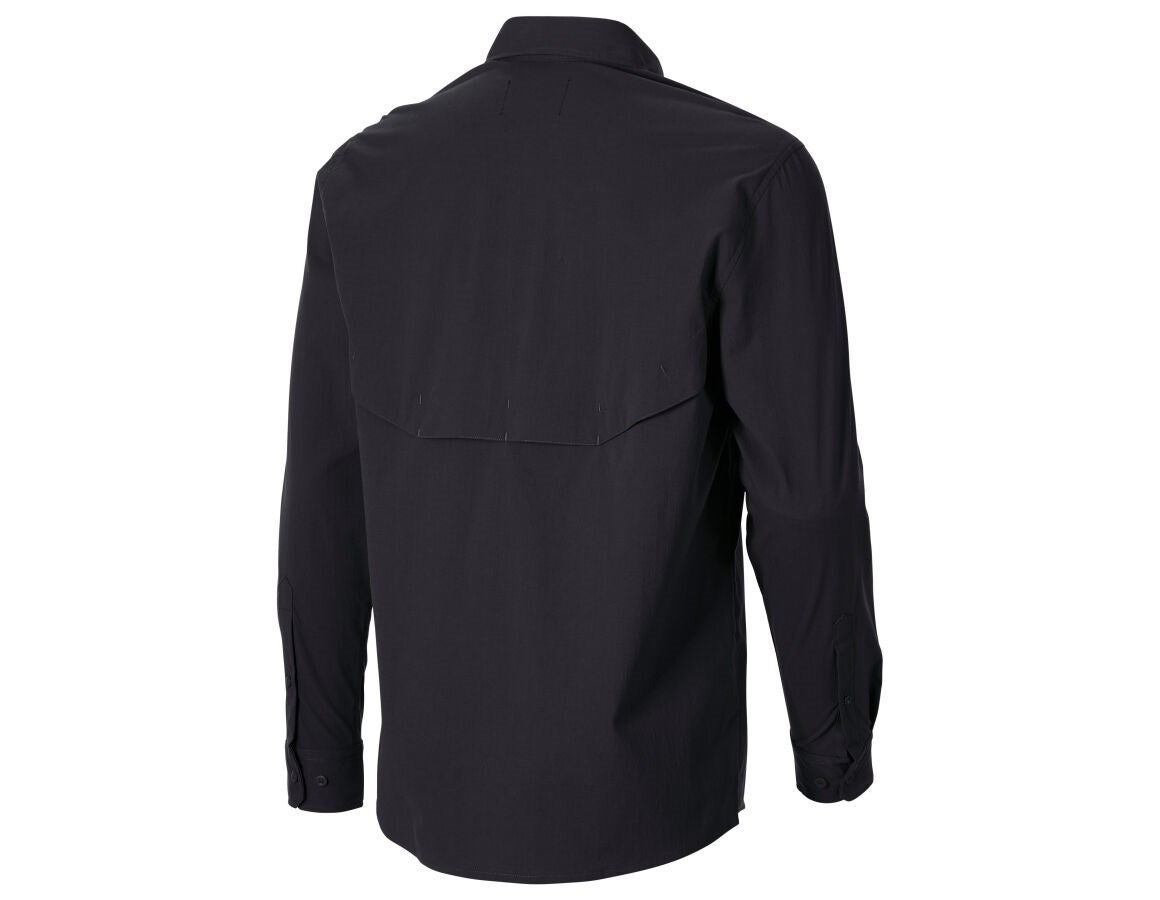 Secondary image Work shirt e.s.t:aktik, long sleeved black
