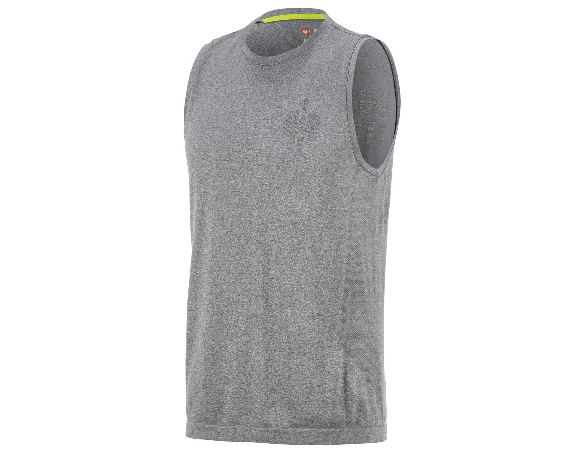 Primary image Athletics-shirt seamless e.s.trail basaltgrey melange