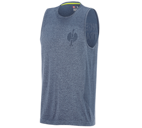 Primary image Athletics-shirt seamless e.s.trail deepblue melange