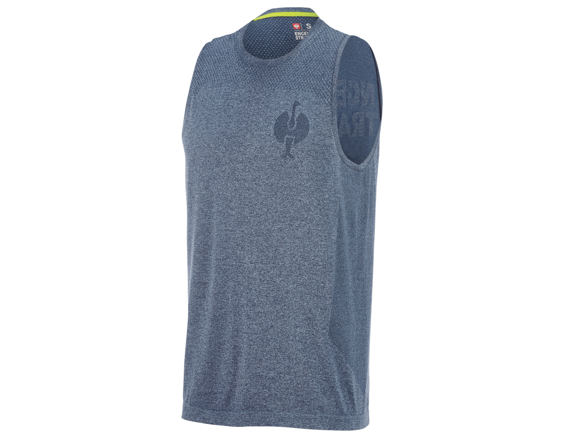 Primary image Athletics-shirt seamless e.s.trail deepblue melange