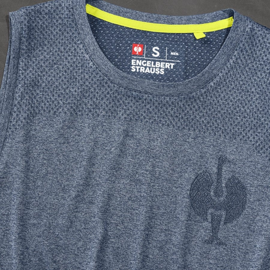 Detailed image Athletics-shirt seamless e.s.trail deepblue melange