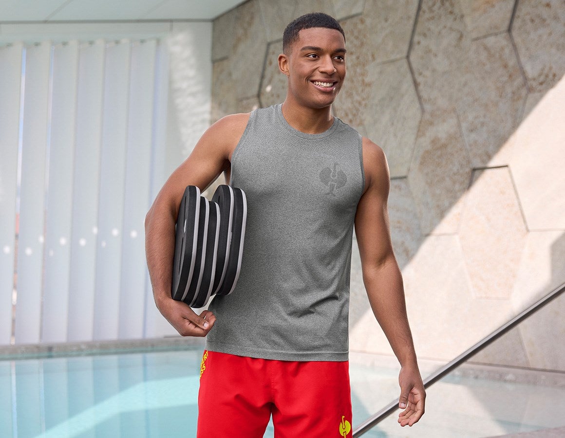 Additional image 5 Athletics-shirt seamless e.s.trail basaltgrey melange