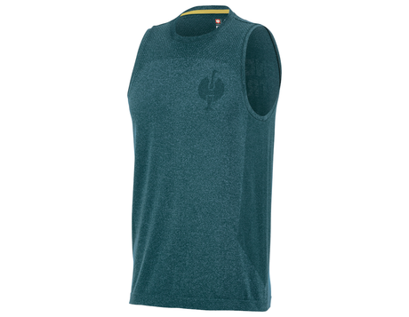 Primary image Athletics-shirt seamless e.s.trail emeraldgreen melange