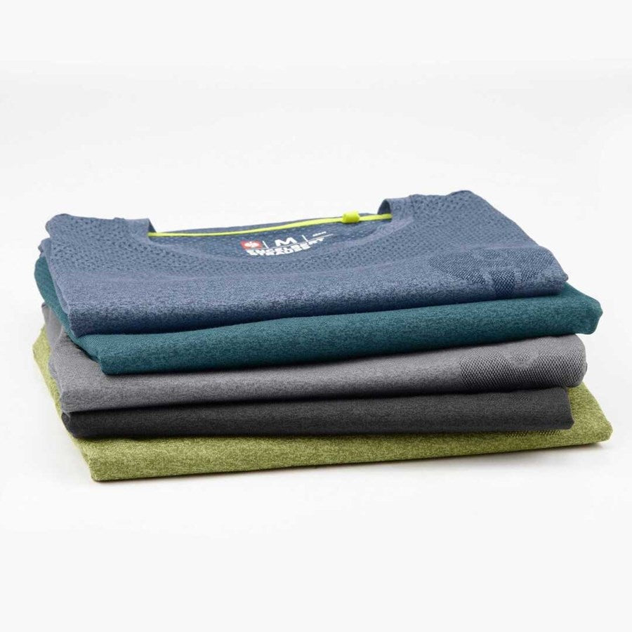 Detailed image Athletics-shirt seamless e.s.trail black melange