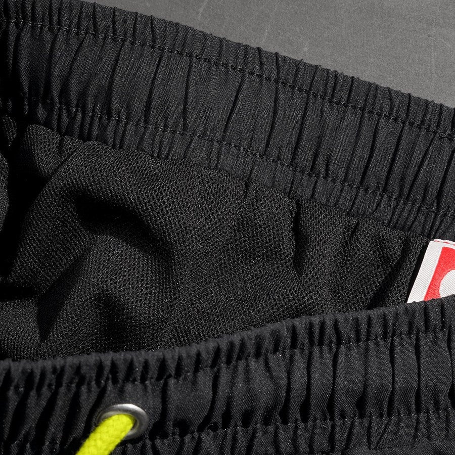 Detailed image Bathing shorts e.s.trail black/acid yellow