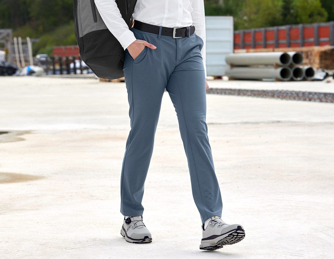 Main action image Trousers Chino e.s.work&travel, ladies’ ironblue