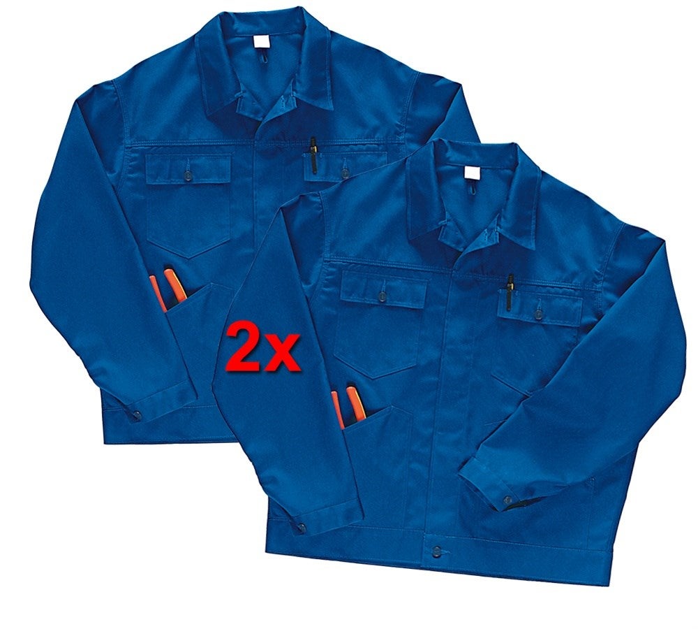 Primary image Economy - polycotton Jacket (pack of 2) royalblue