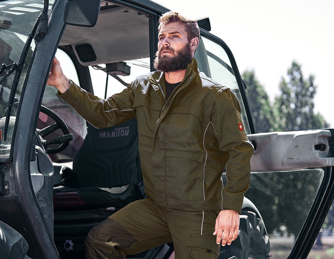 Main action image Work jacket e.s.prestige olive