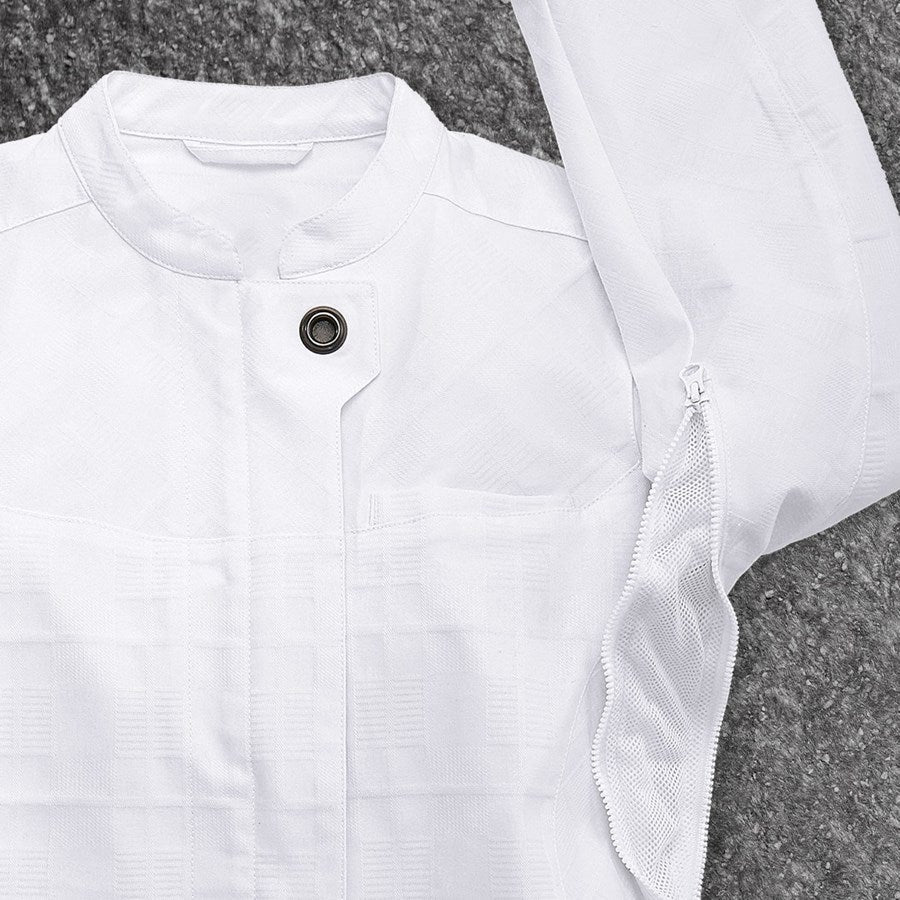 Detailed image Work jacket long sleeved e.s.fusion, ladies' white