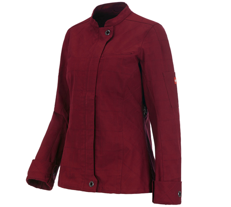 Primary image Work jacket long sleeved e.s.fusion, ladies' ruby