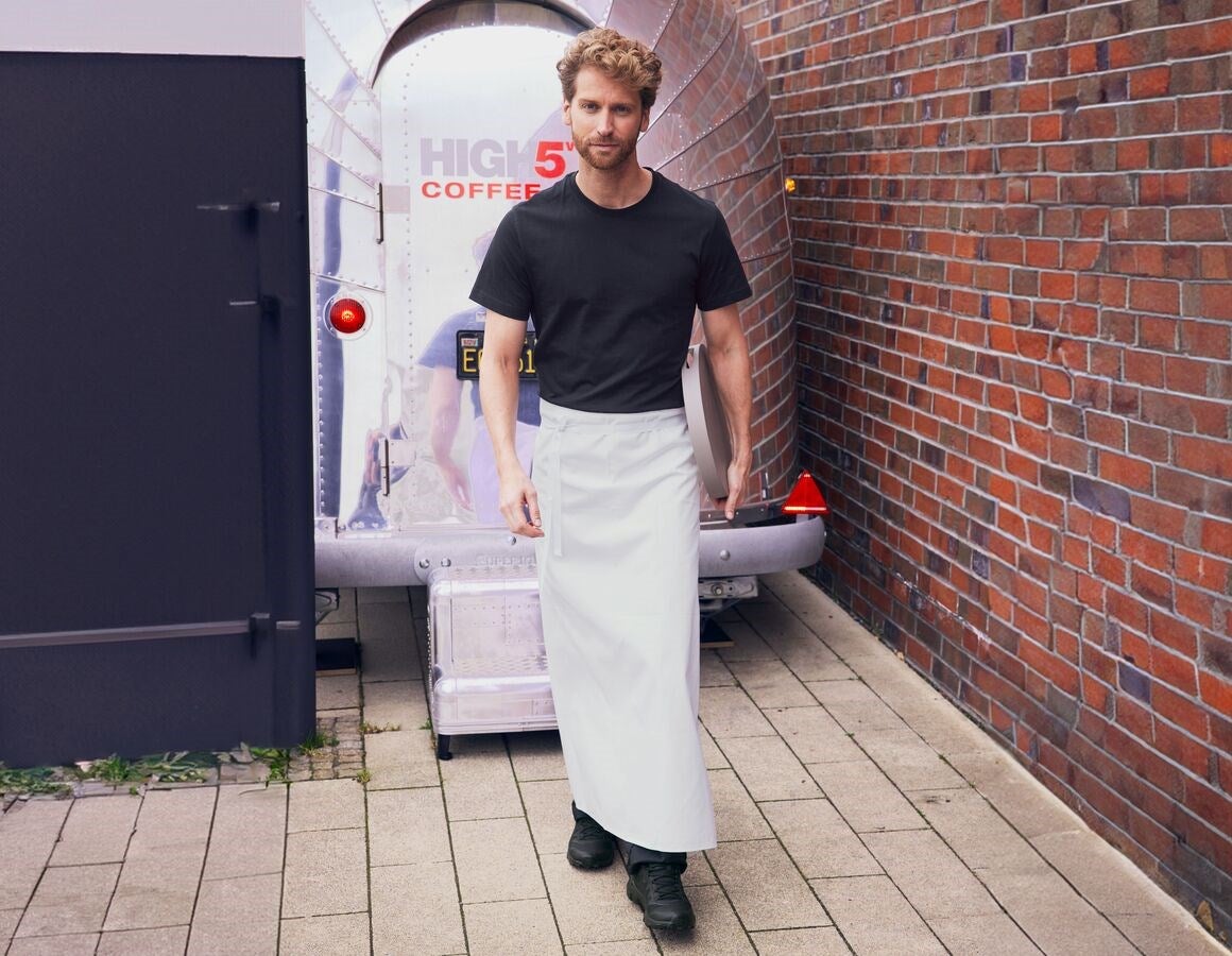 Main action image Twin-Pack Long Aprons white