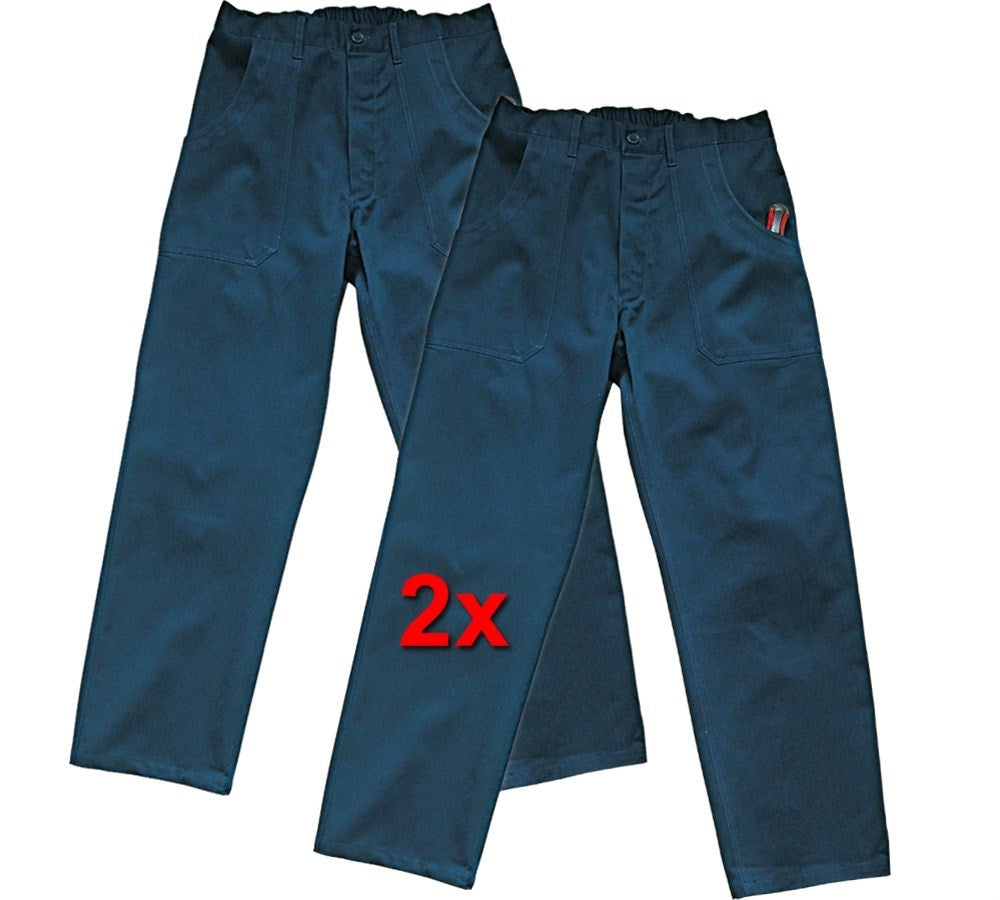 Primary image Basic - cotton Trousers, pack of 2 navy