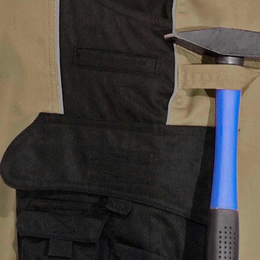 Detailed image Trousers e.s.active khaki/black