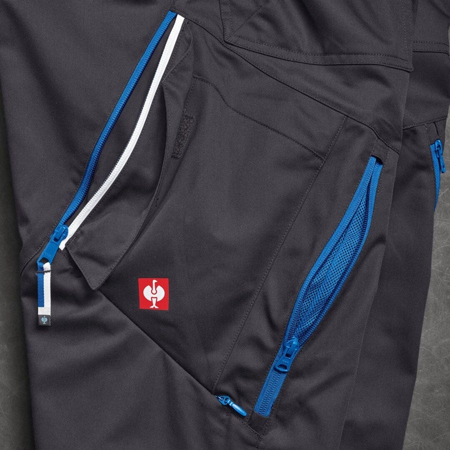 Detailed image Trousers e.s.ambition graphite/gentianblue
