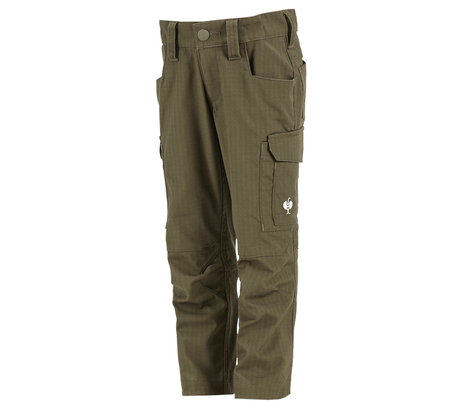 Primary image Trousers e.s.concrete solid, children's mudgreen