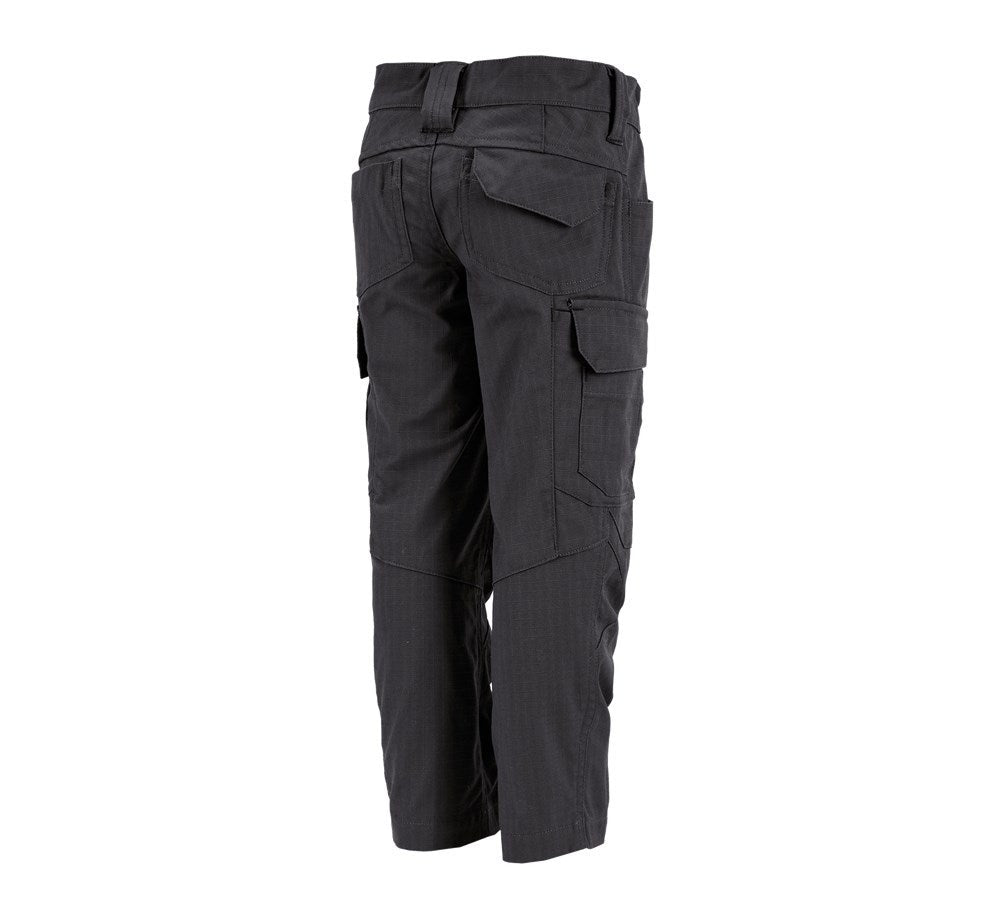 Secondary image Trousers e.s.concrete solid, children's black