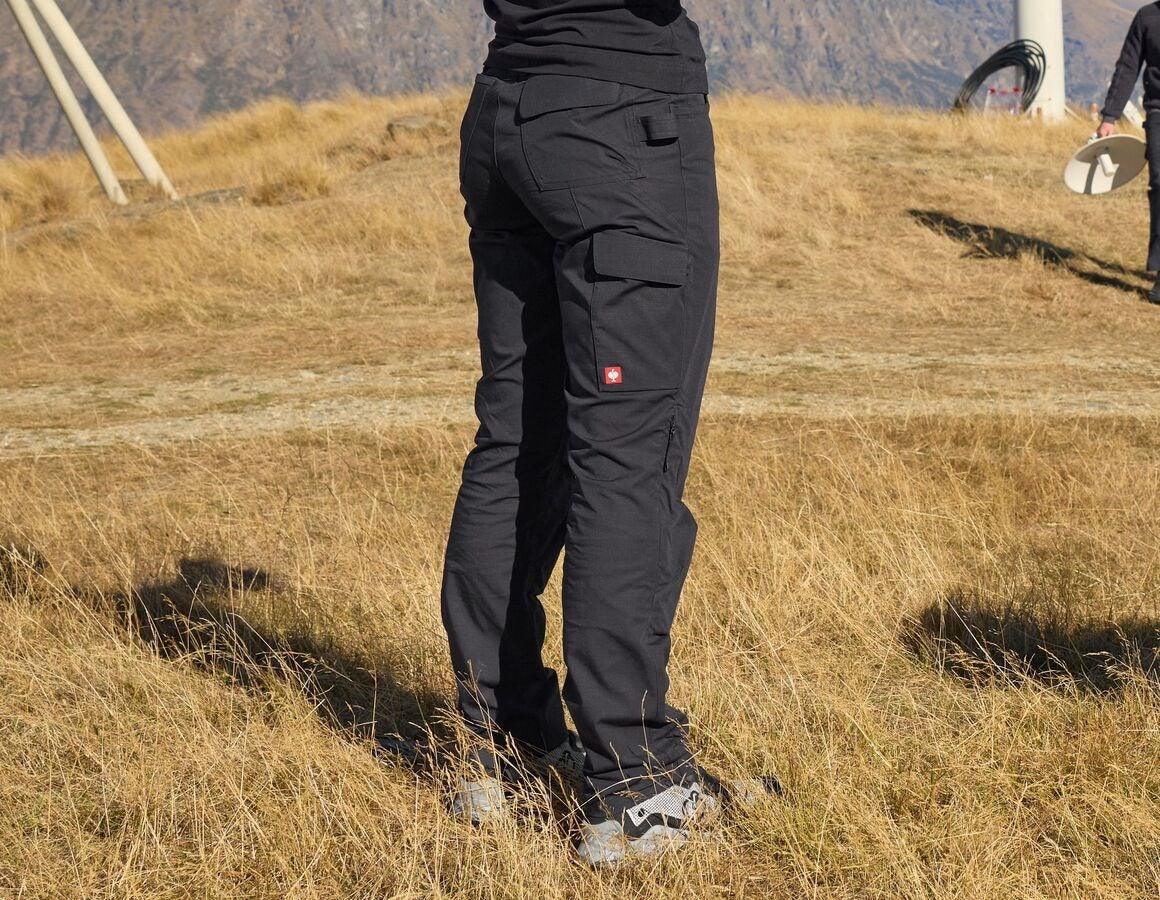Additional image 2 Trousers e.s.e:pic ripstop, ladies' black