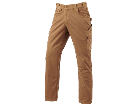 Primary image Trousers e.s.e:pic twill almondbrown