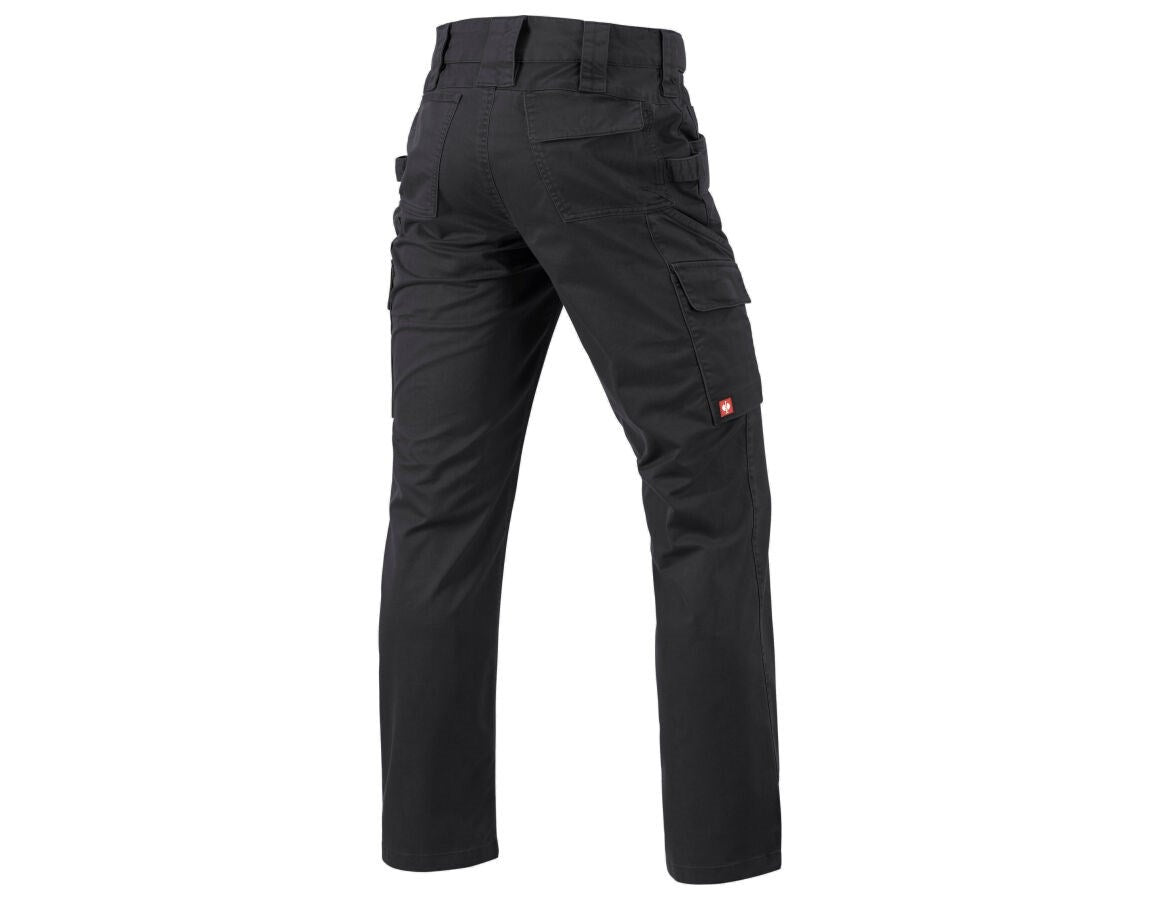 Secondary image Trousers e.s.e:pic twill black