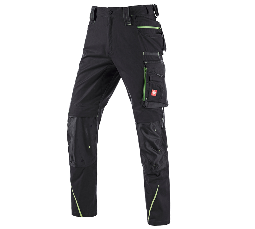 Primary image Trousers e.s.motion 2020 black/seagreen