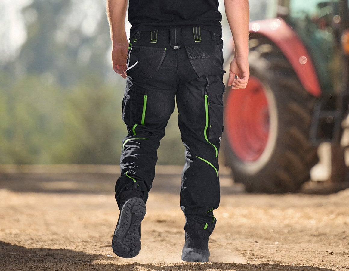 Additional image 4 Trousers e.s.motion 2020 black/seagreen