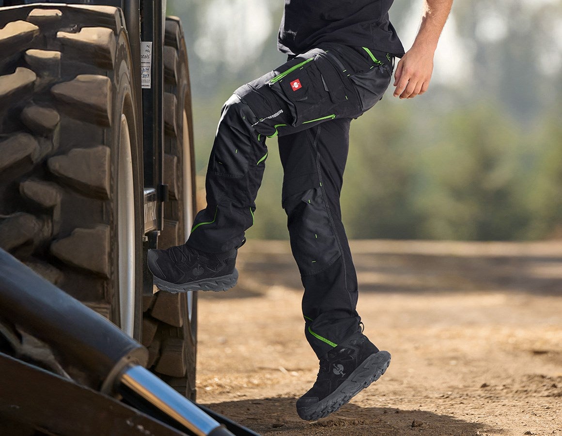 Additional image 5 Trousers e.s.motion 2020 black/seagreen