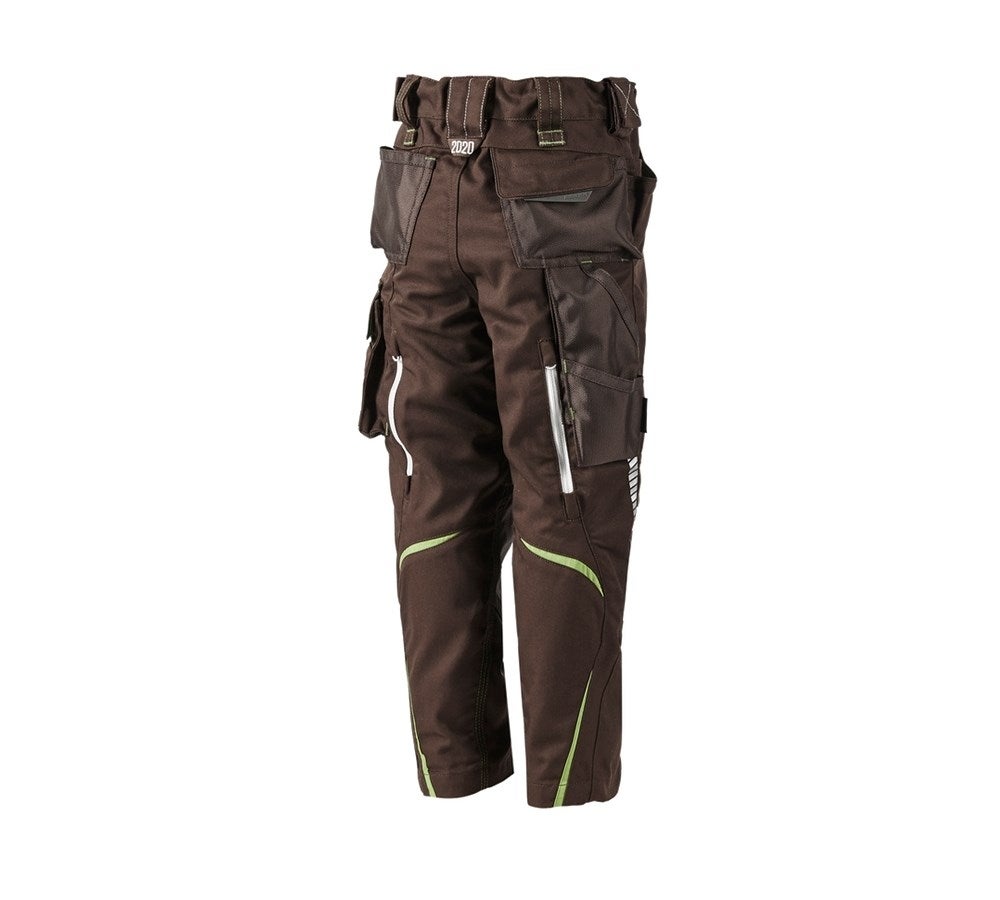 Secondary image Trousers e.s.motion 2020, children's chestnut/seagreen