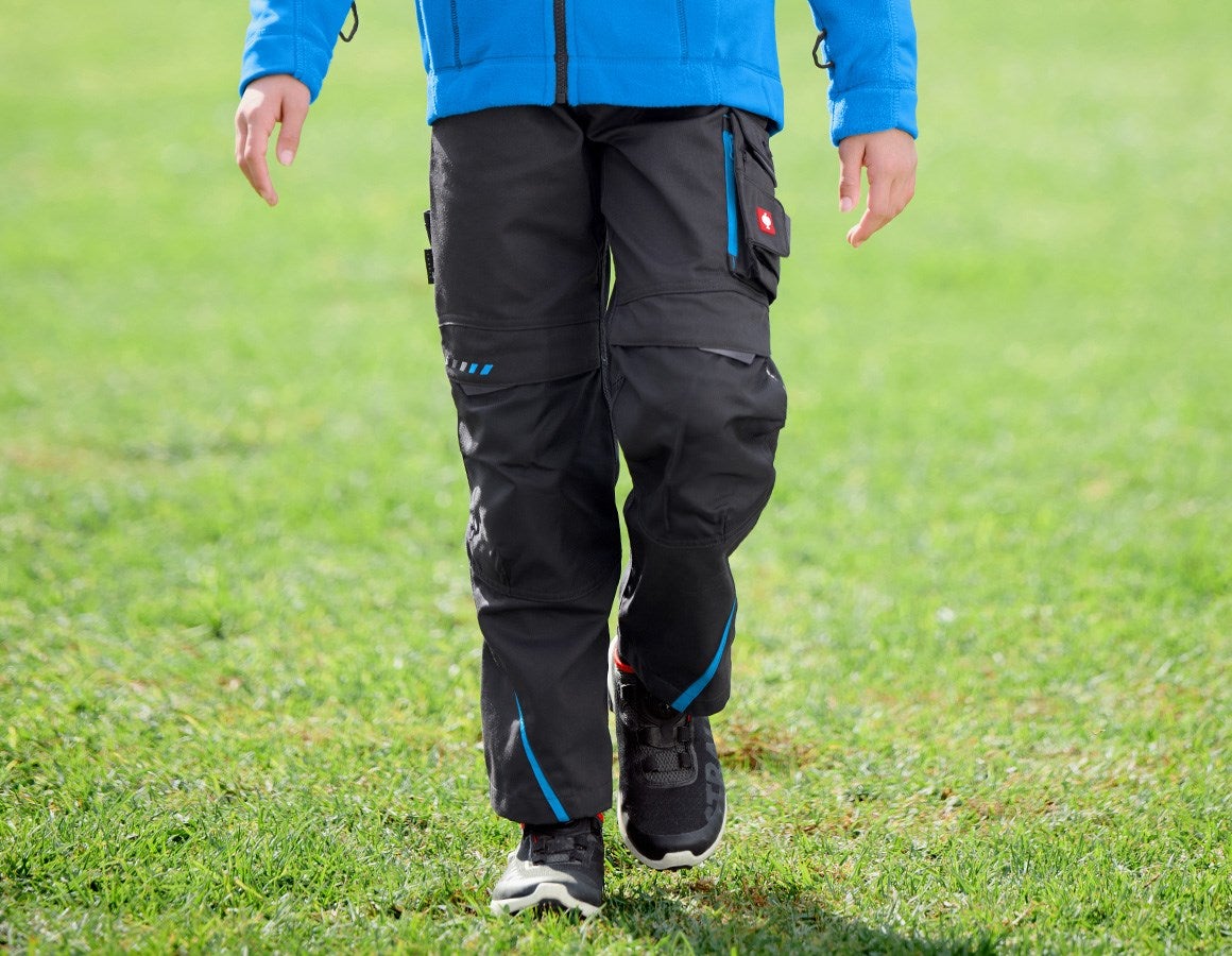 Main action image Trousers e.s.motion 2020, children's graphite/gentianblue