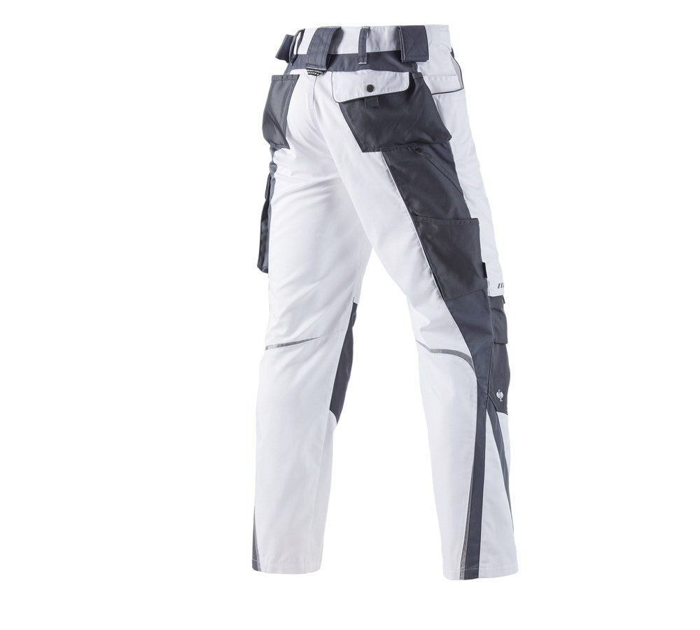 Secondary image Trousers e.s.motion Winter white/grey