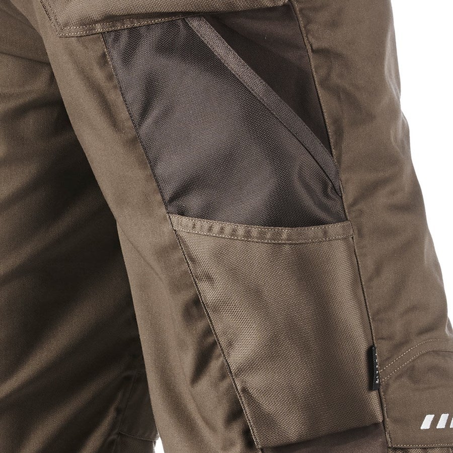 Detailed image Trousers e.s.motion Winter hazelnut/chestnut