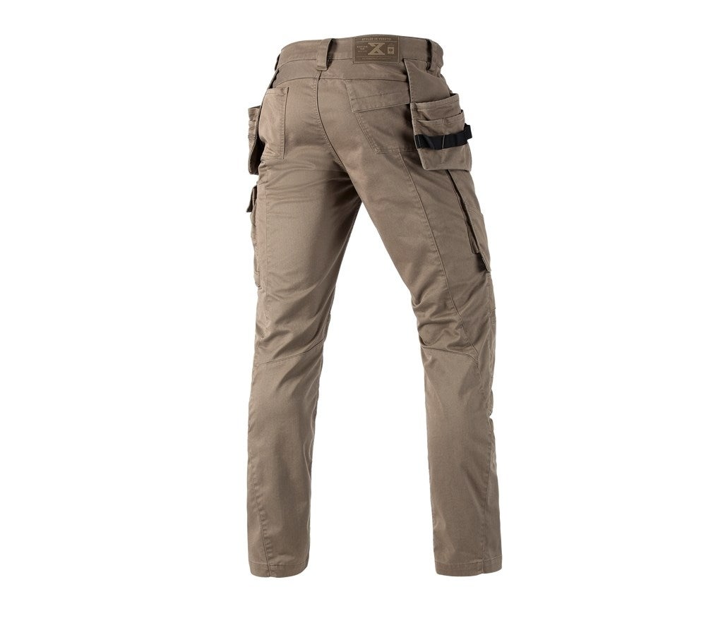 Secondary image Trousers e.s.motion ten tool-pouch ashbrown