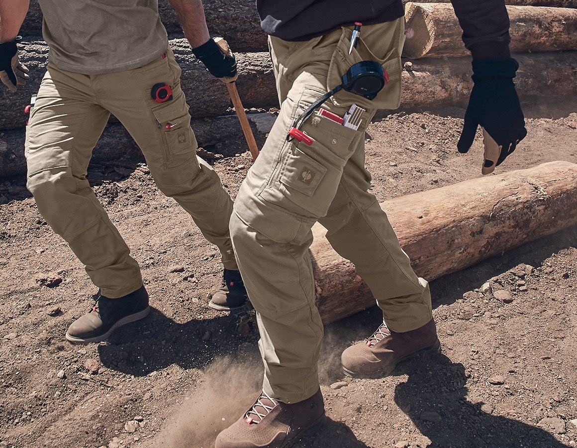 Main action image Trousers e.s.motion ten tool-pouch ashbrown